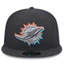Mũ snapback 9FIFTY Miami Dolphins kỷ nguyên mới 2024, thêu đa sắc màu, điều chỉnhsize - Phù hợp che nắng và thời trang cho cả nam và nữ.