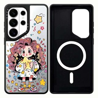 Ốp Lưng Phone Case For Cứng Gương Ngôi Sao Từ Tính Cho Samsung Galaxy S26 25 24 23 UItra S26 25 24 23 Plus Vỏ Bảo Vệ Chống Sốc