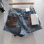 Mẫu mới 2026 - Culottes denim nữ dáng chữ A giả hai mảnh, phù hợp cho mùa hè