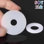 Chất Liệu Silicon Trắng Gioăng Vít Gioăng Chống Thấm Nước Vòng Chịu Nhiệt Độ Cao Niêm Phong Phần Hấp Thụ Sốc Cao Su Đen Chất Liệu Nitrile Đệm Phẳng M12M14M16M20M30M40M50M60