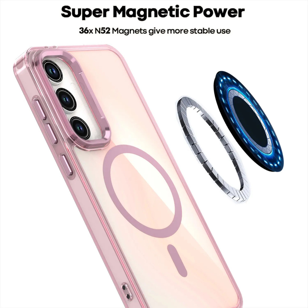 Ốp điện thoại đổi màu có giá đỡ kim loại tương thích cho Samsung S25 Ultra S24 ultra S23 ultra cho A56 5G A36 5G A55 A35 A15 A25 A13 A14 A05S