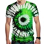 Xoắn Ốc Streak Tie-Dye Áo Nam Thiết Kế 3D Paisley, Phù Hợp Dạo Phố Mùa Hè