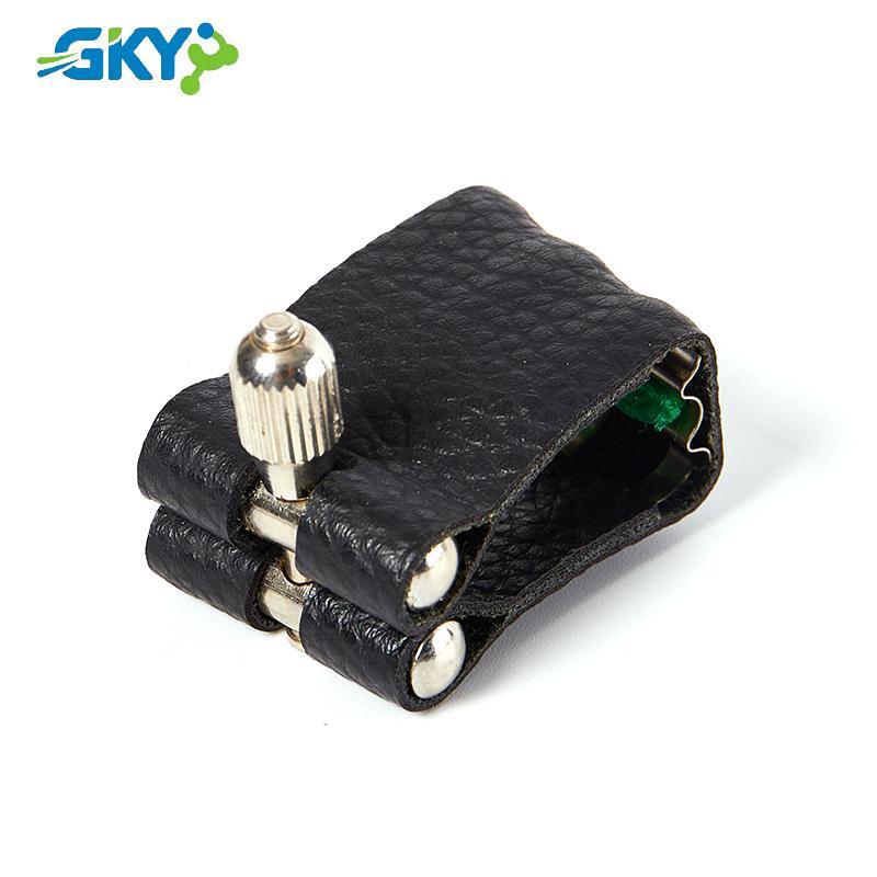GKY Soprano / Tenor Alto Sax Saxophone Ống ngậm ligature w / vỗ béo GKY