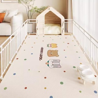 Thảm cho chó hoạt hình, Thảm cho chó Playpen Pee cho chó con Mèo, Thảm trải sàn cho thú cưng PVC chống thấm nước| Dễ dàng làm sạch, chống trượt và chống bẩn