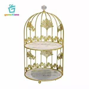 Kệ lưu trữ phòng tắm bằng sắt cao cấp Tay cầm pha lê Khay Vanity Khay sắp xếp phân vùng bằng đá cẩm thạch để trang điểm Phòng ngủ Tủ quần áo