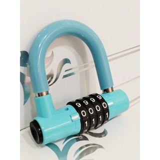 Ổ khoá số, khoá cài mật mã 4 số chữ U siêu bền, chống trộm, khóa công nghệ thái lan