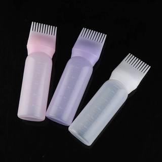 < zhuliye246 > Chai nhuộm tóc 120ML có cọ bôi Salon Chai nhuộm màu tóc Đẹp