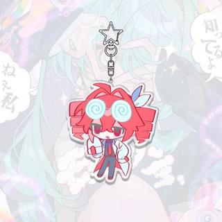 Móc khóa Anime Hatsune Miku Kasane Teto Vocaloid Mesmerizer Acrylic Keychain phụ kiện treo túi xách quà tặng sinh nhật