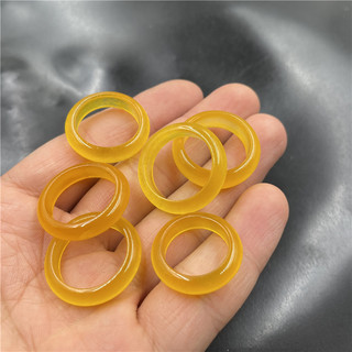 ((2 Cái) Ice Topaz Nhẫn Nam Nữ Phong Cách Rồng Vàng Ngọc Nhẫn Nhẫn Tự Làm Phụ Kiện
