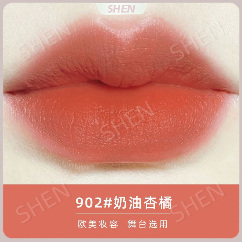 Nhung Matte Matte Làm Trắng Không Phai Màu Nhúng Cốc Son Môi Chống Thấm Nước Học Sinh Môi Men Đậu Dán Màu Son Môi