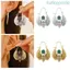 Unstop * Đảng Vintage Ai Cập Lấy Cảm Hứng Từ Thánh Scarab Bông Tai Vintage Moth Mặt Dây Chuyền Tai Nhẫn Trang Trí Gypsy Bộ Lạc Sc