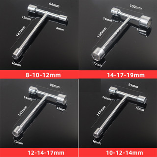 [FUXIN] Cờ lê ổ cắm lục giác 3 chiều Tay cầm T Ba ngạnh để sửa chữa xe đạp 8-19mm