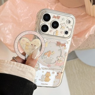 [Sheren] Ốp điện thoại hình minh họa chú chó con dễ thương Thích hợp cho i17 16 15 14 13 12 11 pro max Vỏ bảo vệ chống sốc