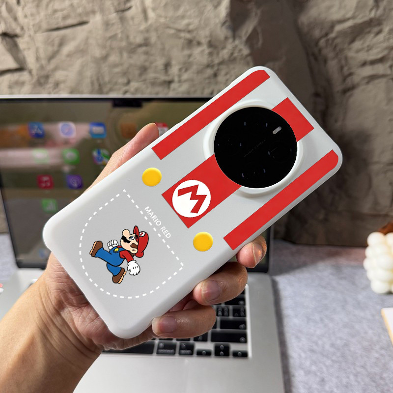 Dành Cho Honor Magic 8 Pro 7 Pro 6 5 Honor GT Pro Win RT 200 100 90 X60 Pro “Super Mario ” Da Mỏng Cảm Giác Mờ Nửa Vỏ Điện Thoại PC Chống Sốc / 90 GT X60i Alpha Plan Ultra