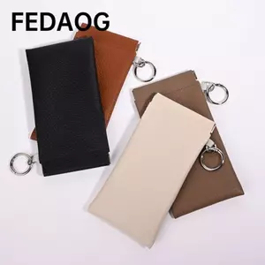 Túi đựng kính FEDAOG, có kính râm đựng tai nghe bằng vải, Túi đeo kính mắt PU mềm chống thấm nước tự động đóng kín di động dành cho du lịch