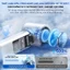 Quạt Cầm Tay Mini Sò Lạnh Dung Lượng 4000mAh Làm Mát Sò Lạnh 100 Tốc Độ Gió Gấp Gọn 90 Độ Tặng Kèm Dây Đeo
