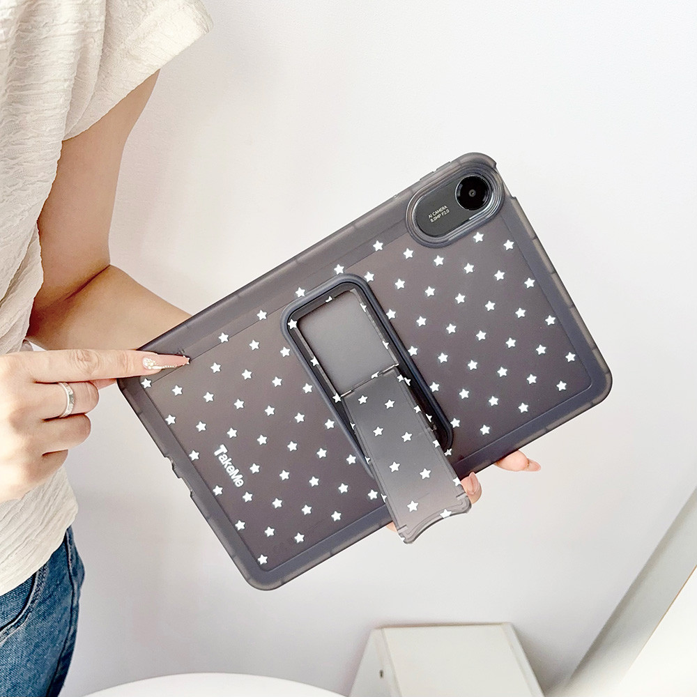 Vỏ Mềm CoverTransparent Stand Case Cho Redmi Pad SE 8.7 11 Pad 2 11 "9.7" Pro Pro2 12.1 K Pad Pad2 Bao Da Thân Thiện Với Da Chân Đế Có Thể Gập Lại