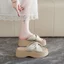 Điểm Khởi Đầu Giày Nữ Đế Dày Flip-Flops Mùa Hè Bên Ngoài Đeo Chéo Cát