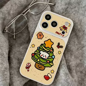 Cây Giáng sinh Cub cho trường hợp iPhone 17pro iPhone 14/11/12pro giả vỏ