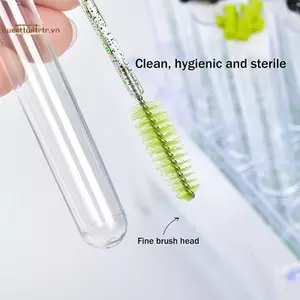 TRTR 1 / 2 / 5 Cái Gấu Trúc Dễ Thương Lông Mi Tre Ống Có Pha Lê Lash Mascara Cây Đũa Phép Lông Mày Spoolies Applicators Dụng Cụ Trang Điểm VN
