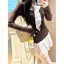 Váy ngắn eo cao hoa ngọt ngào thon gọn hơn trông ngọt ngào mùa hè Hot Girl Style Hàn Quốc