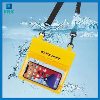 Giá đỡ điện thoại chống nước dung tích lớn YRX Eo Pa Dây đeo có thể điều chỉnh Truy cập màn hình cảm ứng để bơi lội đi biển.