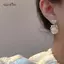 AqToCna 1 Cặp Nữ Thép Không Gỉ Giả Ngọc Trai Phù Hợp Với Bông Tai Đơn Giản Bông Tai Mặt Dây Chuyền AqToCna
