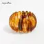 AqToCna Nhựa Nâu Acrylic Lắc Tay Cho Nữ Xu Hướng Mới Vintage Hình Học Không Đều Vòng Tay Rộng Quyến Rũ Trang Sức AqToCna