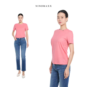 Áo Thun Basic Nữ Tay Ngắn Ninomaxx 2509016