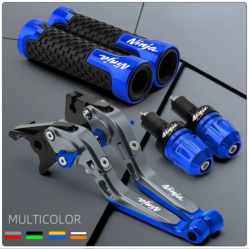 CHO KAWASAKI NINJA 125 250 300 400 500 650 1000 Xe Máy Đòn Bẩy Phanh Tay Cầm Thanh Cuối Bộ Gấp Có Thể Điều Chỉnh CNC Nhôm Nâng Cấp Bộ