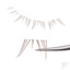 Wispy Cluster Eyelash Extensions - Không cần keo dán lông mi dưới cùng để trang điểm DIY Beauty