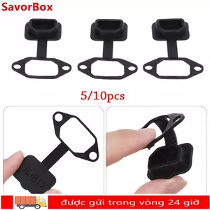SAVORBOX 5 / 10 Chiếc Cổng Sạc Điện PVC Bụi Cắm Xe Điện Xe Tay Ga Cổng Sạc Chống Thấm Nước