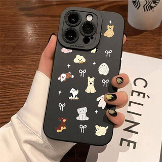 Ốp lưng iPhone Vỏ máy ảnh silicon họa tiết nơ hình thú - iP 7/8/X/XS/XR/11/12/13/14/15/16/17/Plus/Air/Pro/Max