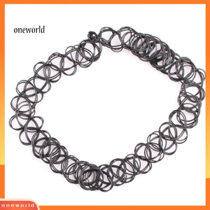 Một thế giới| Thời Trang Nữ Co Giãn Hình Xăm Vòng Tay Vòng Tay Vòng Cổ Choker Bộ Trang Sức