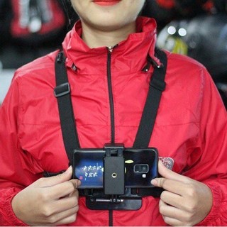 Bộ 5 món dây đeo ngực gắn camera, gồm dây đeo, kẹp J, ốc vít Bộ dây đeo ngực, Quay video POV,Kèm mount adapter