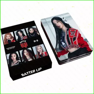 HT3 55 Cái / bộ BABYMONSTER BATTER UP LOMO thẻ ảnh ASA CHIQUITA PHARITA RAMI RORA RUKA người hâm mộ bộ sưu tập bưu thiếp TH3