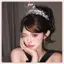 JRP Vương Miện Mũ Cho Bé Gái Sinh Nhật 1st Kim Sa Lấp Lánh Tóc Nữ Thanh Lịch Tiệc Cưới Nữ Hoàng Phụ Kiện JRP