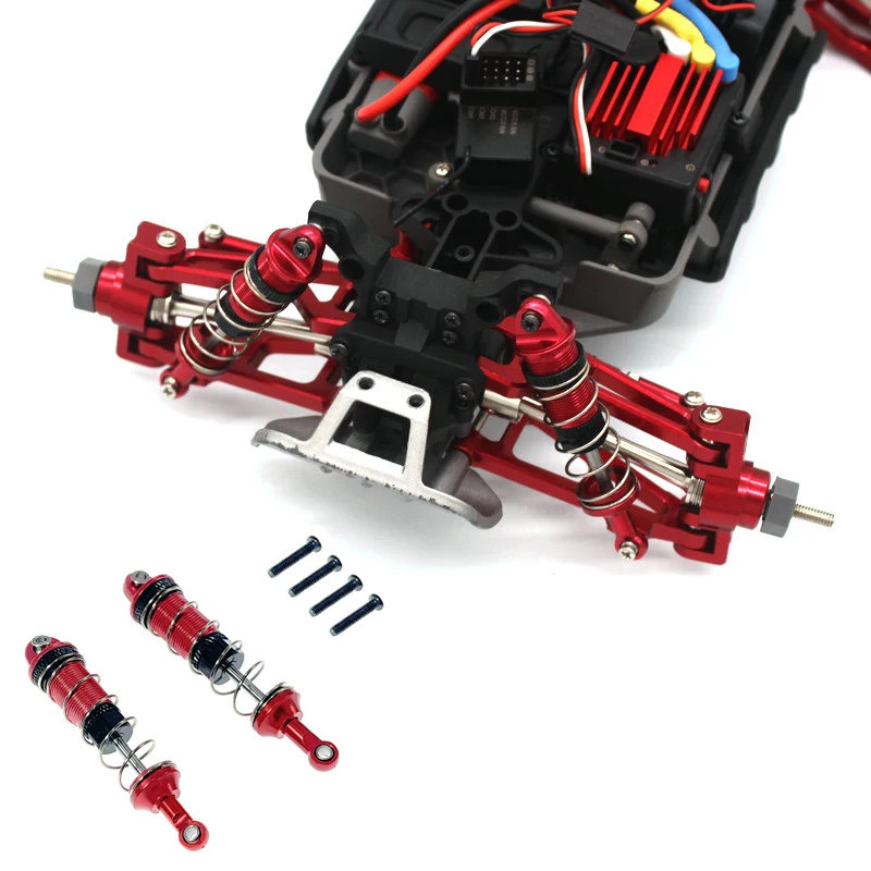 4 Kim Loại Giảm Sốc Dầu Trước Và Sau Cho MJX H16 16207 16208 16209 16210 1 / 16 Quy Mô RC Xe Nâng Cấp Phần