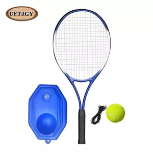 Thiết bị tập luyện vợt Tennis chống trượt Dây đàn hồi di động Bóng thực hành vợt cho bãi biển Tập thể dục