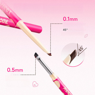 Bút Gel kẻ mắt R ROCKSWEET Bút Gel siêu mịn chống thấm nước chống mồ hôi không nhòe giữ lâu trôi, thân thiện với người mới bắt đầu, dễ tạo mọi hình mắt