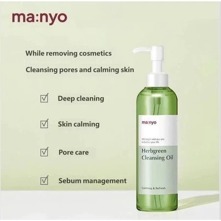 Ma:nyo Pure Cleansing Oil 200ml – Làm Sạch Sâu Makeup, Da Mịn Thoáng Ngay Lần Rửa Đầu