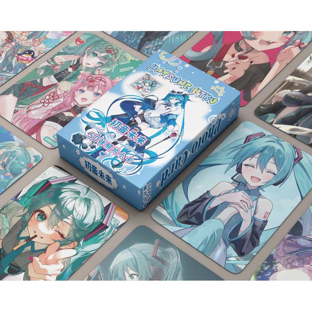 Bộ 50-92 Manga Manhwa Hatsune Miku Laser Holographic Lomo Cards Chân dung Jianghu: Kẻ xấu Countryhumans Photocard Hình ba chiều băng giá đầu tiên Bưu thiếp YM