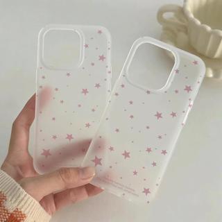 Ngôi sao tím Đối với trường hợp iPhone 14Pro Da đơn giản và tươi mới