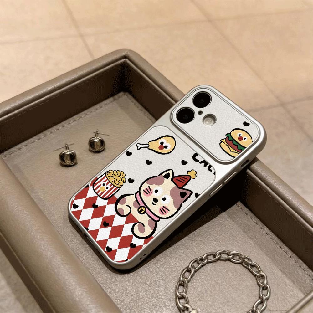 Hamburger Puss cho trường hợp iPhone 17pro iPhone 16/15/14pro chống rơi