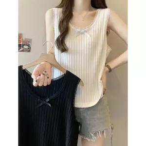 Nơ áo yếm nữ mới lạ cho mùa xuân/hè, thiết kế oversize thoải mái
