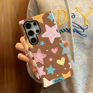 Ốp lưng chống sốc họa tiết ngôi sao Graffiti S26Ultra có thể so sánh với Samsung S26 S23 S24 Ultra S24FE 25FE S25eDge Vỏ chống sốc S25 Plus S25ultra A55 a56 A36