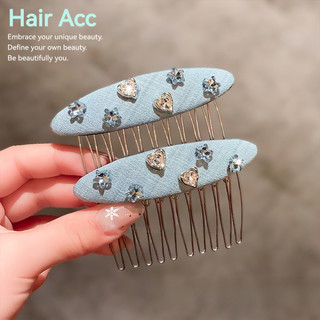 Lược Tóc Vải Xanh Kim Cương Giả Ngôi Sao - Phù Hợp Sử Dụng Hàng Ngày