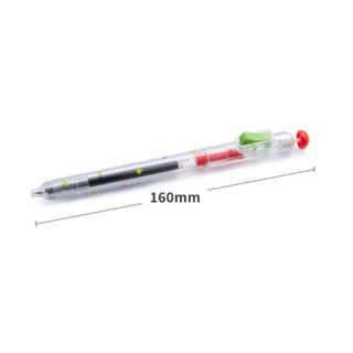 ROLY 4 Cái / bộ Bút Công Tắc Thư Giãn, Bút Gel Clicker Chống Lo Âu Viết Mịn, 0.5mm Sáng Tạo Với Bút Thay Thế Đổ Lại Dụng Cụ Học Tập Cho Học Sinh Trường Học