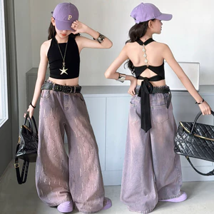 Áo Vest Bé Gái Mùa Hè Phong Cách Mới Dây Trẻ Em Thời Trang Dây Top