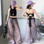 Áo Vest Bé Gái Mùa Hè Phong Cách Mới Dây Trẻ Em Thời Trang Dây Top